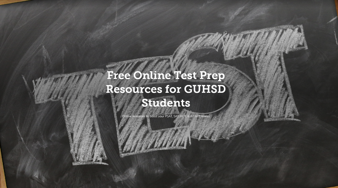 Free Online Test Prep Resources for GUHSD Students